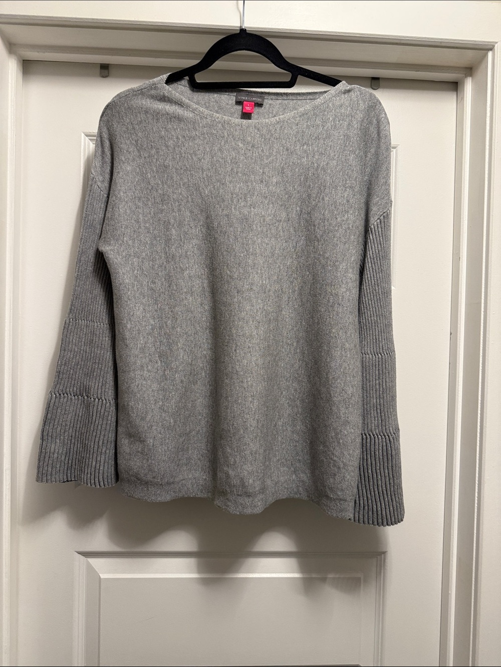 Vince Camuto Classic Light Gray Women's Sweater - Soft Knit Pullover